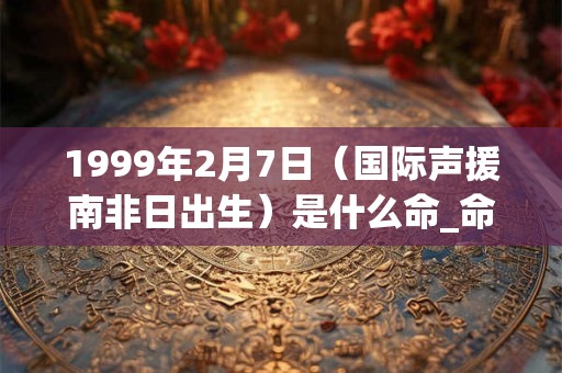 1999年2月7日(国际声援南非日出生)是什么命_命运如何 1999年2月7日(国际声援南非日出生)是什么命_命运如何