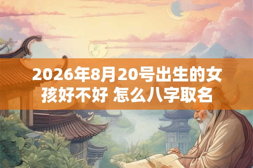 2026年8月20号出生的女孩好不好 怎么八字取名