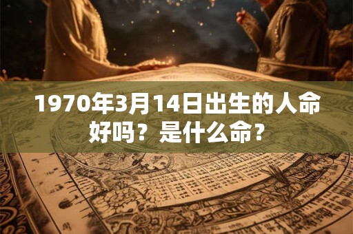 1970年3月14日出生的人命好吗?是什么命? 1970年3月14日出生的人命好吗?是什么命?