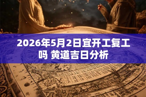 2026年5月2日宜开工复工吗 黄道吉日分析