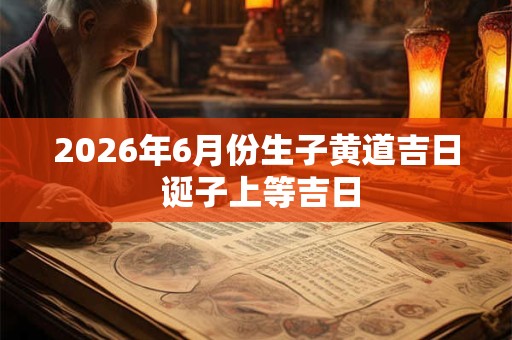 2026年6月份生子黄道吉日 诞子上等吉日 2026年6月份生子黄道吉日 诞子上等吉日