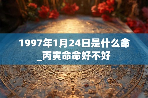 1997年1月24日是什么命_丙寅命命好不好