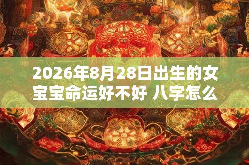 2026年8月28日出生的女宝宝命运好不好 八字怎么样 2026年8月28日出生的女宝宝命运好不好 八字怎么样