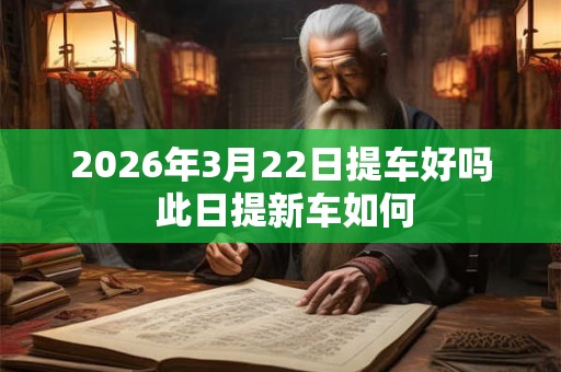 2026年3月22日提车好吗 此日提新车如何 2026年3月22日提车好吗 此日提新车如何