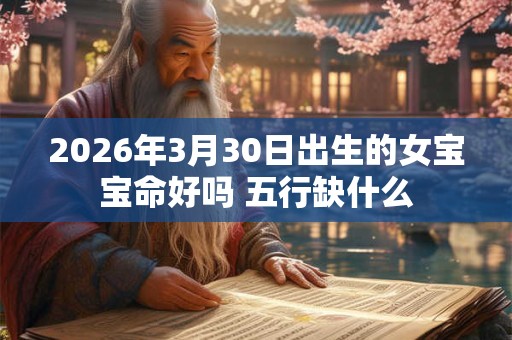 2026年3月30日出生的女宝宝命好吗 五行缺什么