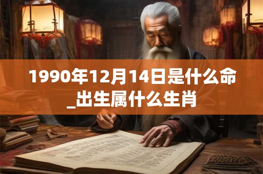 1990年12月14日是什么命_出生属什么生肖 1990年12月14日是什么命_出生属什么生肖