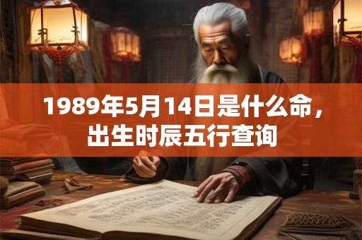 1989年5月14日是什么命，出生时辰五行查询