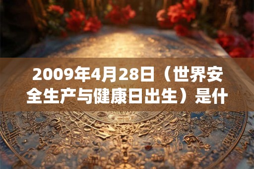 2009年4月28日（世界安全生产与健康日出生）是什么命_命运如何