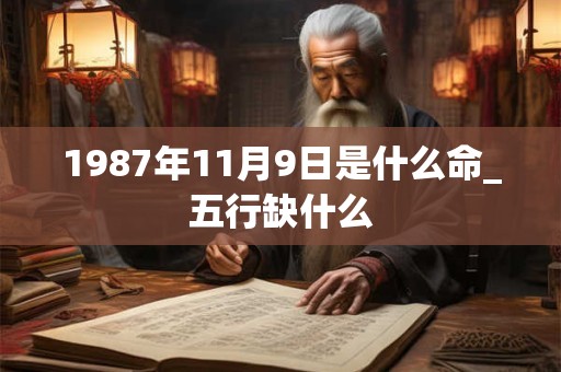 1987年11月9日是什么命_五行缺什么