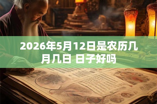 2026年5月12日是农历几月几日 日子好吗