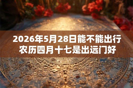 2026年5月28日能不能出行 农历四月十七是出远门好日子吗