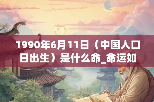 1990年6月11日（中国人口日出生）是什么命_命运如何