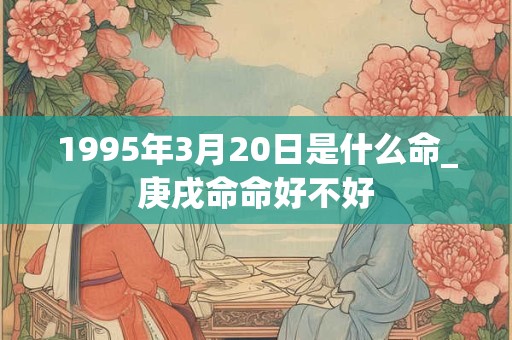1995年3月20日是什么命_庚戌命命好不好