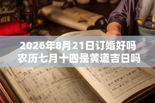2026年8月21日订婚好吗 农历七月十四是黄道吉日吗 2026年8月21日订婚好吗 农历七月十四是黄道吉日吗