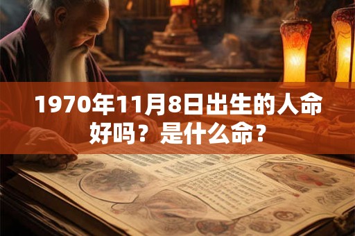 1970年11月8日出生的人命好吗?是什么命? 1970年11月8日出生的人命好吗?是什么命?