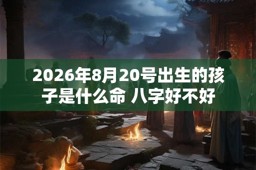 2026年8月20号出生的孩子是什么命 八字好不好 2026年8月20号出生的孩子是什么命 八字好不好
