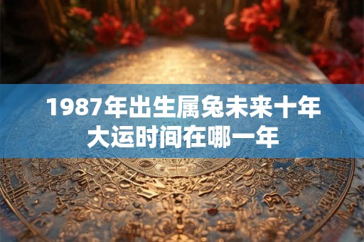 1987年出生属兔未来十年大运时间在哪一年 1987年出生属兔未来十年大运时间在哪一年