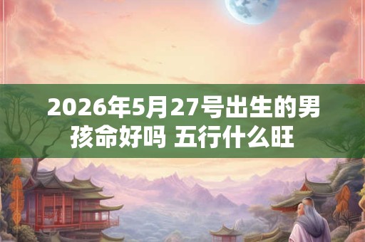 2026年5月27号出生的男孩命好吗 五行什么旺 2026年5月27号出生的男孩命好吗 五行什么旺