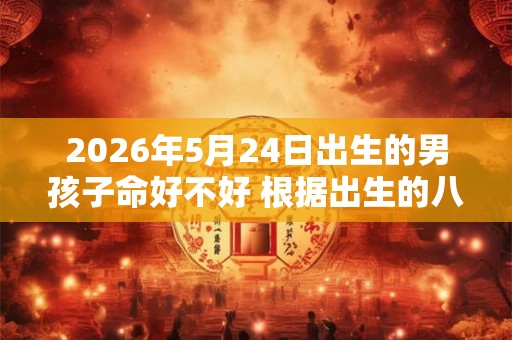 2026年5月24日出生的男孩子命好不好 根据出生的八字取名字