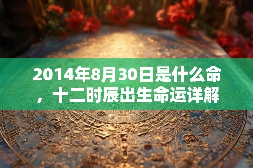 2014年8月30日是什么命,十二时辰出生命运详解 2014年8月30日是什么命,十二时辰出生命运详解