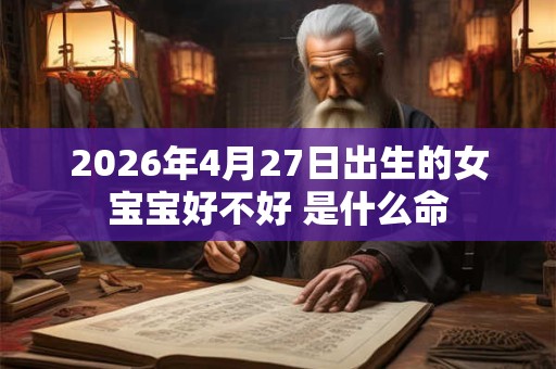 2026年4月27日出生的女宝宝好不好 是什么命 2026年4月27日出生的女宝宝好不好 是什么命