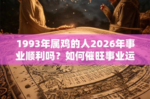1993年属鸡的人2026年事业顺利吗？如何催旺事业运？
