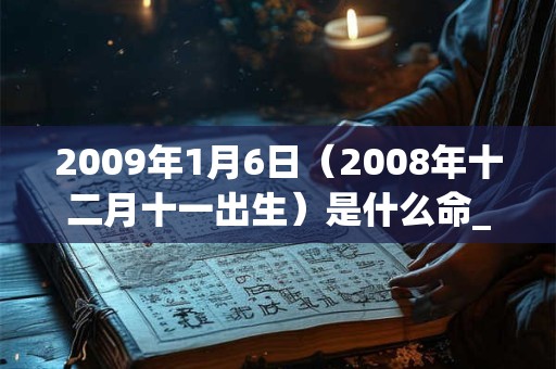2009年1月6日(2008年十二月十一出生)是什么命_命运如何 2009年1月6日(2008年十二月十一出生)是什么命_命运如何