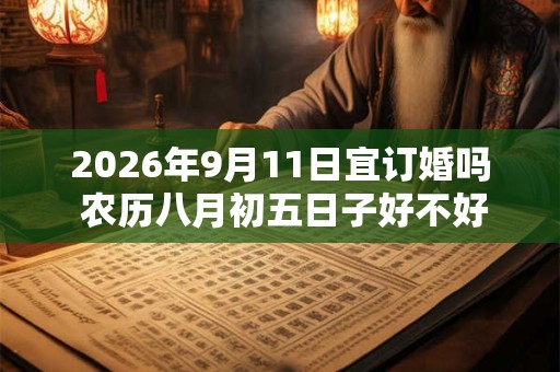 2026年9月11日宜订婚吗 农历八月初五日子好不好