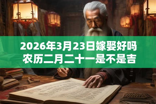 2026年3月23日嫁娶好吗 农历二月二十一是不是吉日