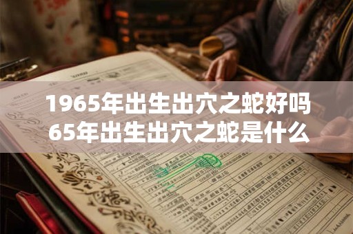 1965年出生出穴之蛇好吗 65年出生出穴之蛇是什么命