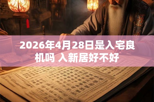 2026年4月28日是入宅良机吗 入新居好不好