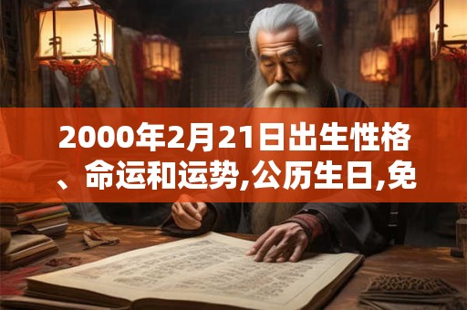 2000年2月21日出生性格、命运和运势,公历生日,免费算命