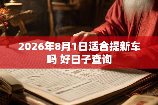 2026年8月1日适合提新车吗 好日子查询 2026年8月1日适合提新车吗 好日子查询