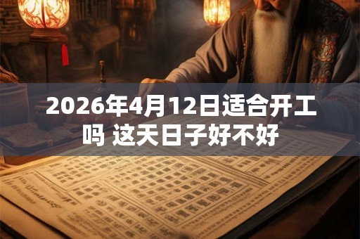 2026年4月12日适合开工吗 这天日子好不好
