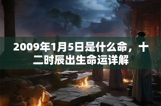 2009年1月5日是什么命，十二时辰出生命运详解