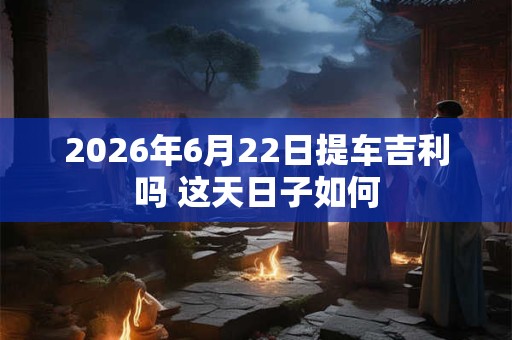 2026年6月22日提车吉利吗 这天日子如何