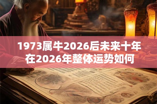 1973属牛2026后未来十年 在2026年整体运势如何 1973属牛2026后未来十年 在2026年整体运势如何