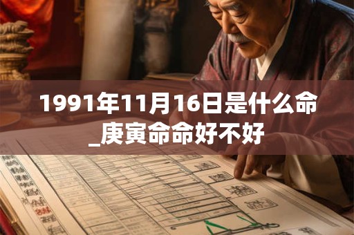 1991年11月16日是什么命_庚寅命命好不好 1991年11月16日是什么命_庚寅命命好不好
