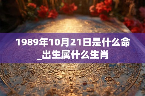1989年10月21日是什么命_出生属什么生肖