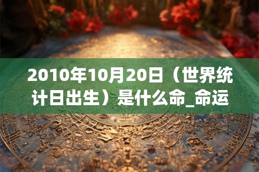 2010年10月20日（世界统计日出生）是什么命_命运如何