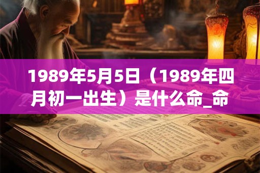 1989年5月5日（1989年四月初一出生）是什么命_命运如何