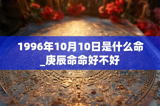 1996年10月10日是什么命_庚辰命命好不好