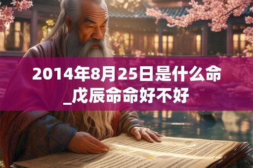 2014年8月25日是什么命_戊辰命命好不好