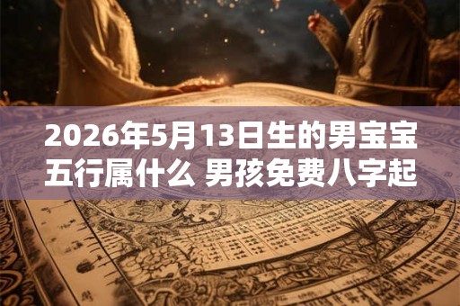 2026年5月13日生的男宝宝五行属什么 男孩免费八字起名
