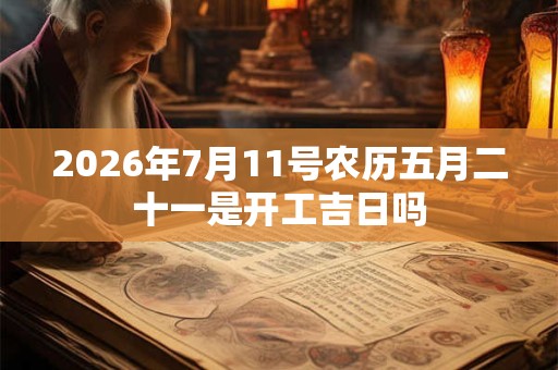 2026年7月11号农历五月二十一是开工吉日吗