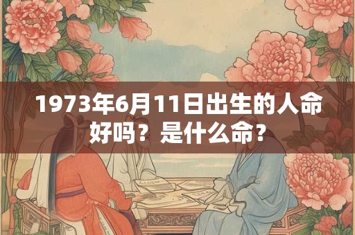 1973年6月11日出生的人命好吗？是什么命？