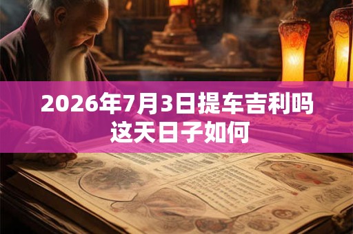 2026年7月3日提车吉利吗 这天日子如何