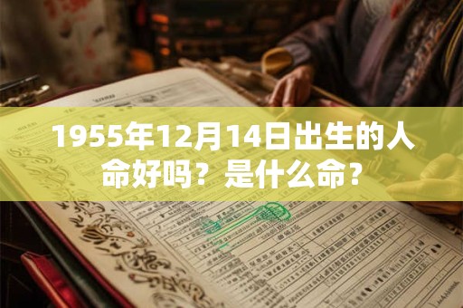 1955年12月14日出生的人命好吗？是什么命？