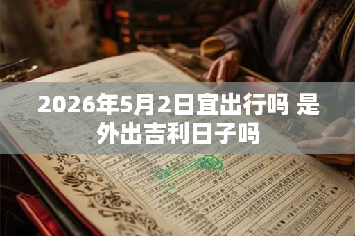 2026年5月2日宜出行吗 是外出吉利日子吗