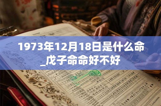 1973年12月18日是什么命_戊子命命好不好 1973年12月18日是什么命_戊子命命好不好